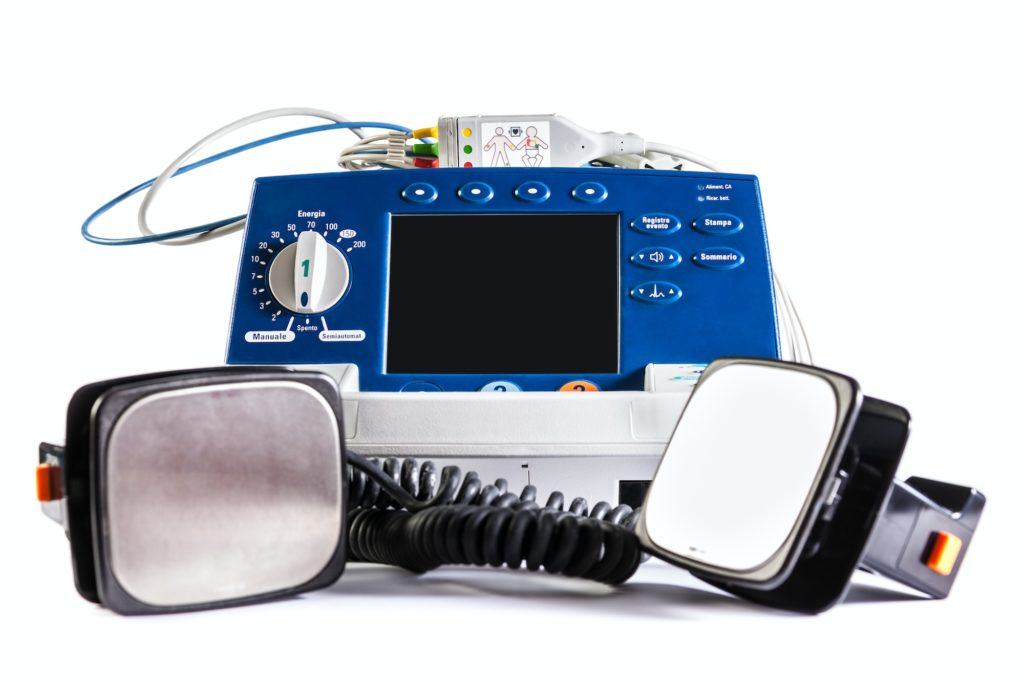 Firmware vs. software: A heart defibrillator is an example of a device controlled by firmware