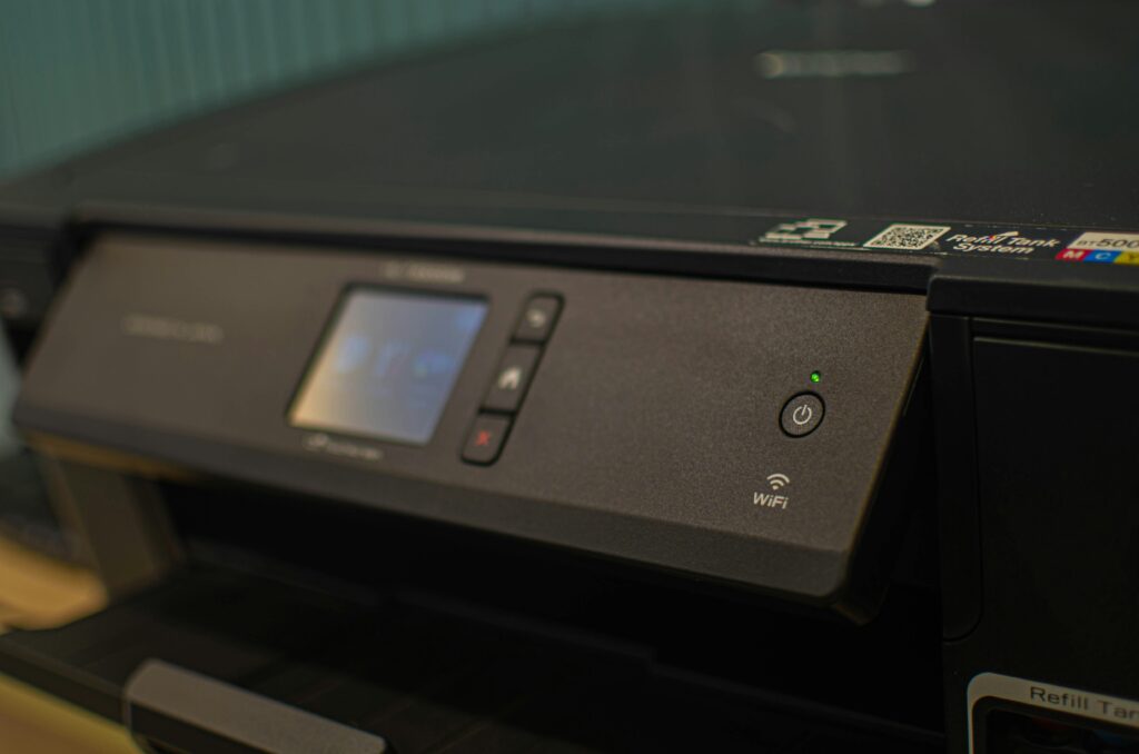 A printer working properly